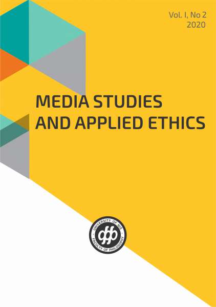 MEDIA STUDIES AND APPLIED ETHICS Vol. I, No 2 (2020)