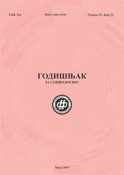 ГОДИШЊАК ЗА СОЦИОЛОГИЈУ 23 (2019)