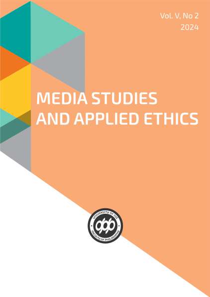 MEDIA STUDIES AND APPLIED ETHICS VOL. V, NO 2 (2024)