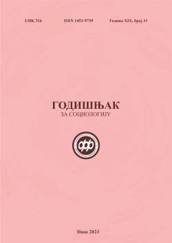 ГОДИШЊАК ЗА СОЦИОЛОГИЈУ 31 (2023)