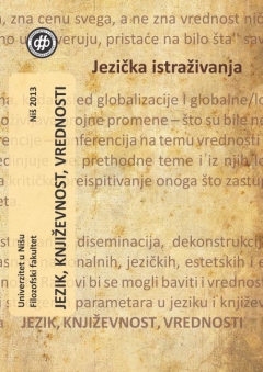 Језик књижевност вредности - зборник радова - језичка истраживања