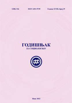 ГОДИШЊАК ЗА СОЦИОЛОГИЈУ 29 (2022)