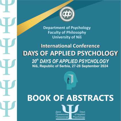 BOOK OF ABSTRACTS 20th International Conference DAYS OF APPLIED PSYCHOLOGY 2024