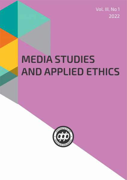 MEDIA STUDIES AND APPLIED ETHICS VOL. III, No 1 (2022)