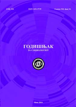ГОДИШЊАК ЗА СОЦИОЛОГИЈУ 16 (2016)