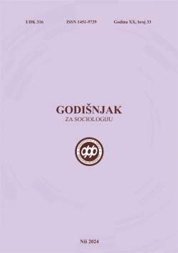 ГОДИШЊАК ЗА СОЦИОЛОГИЈУ 33 (2024)
